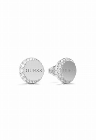 Guess Moon Phases Silver Stud Earrings